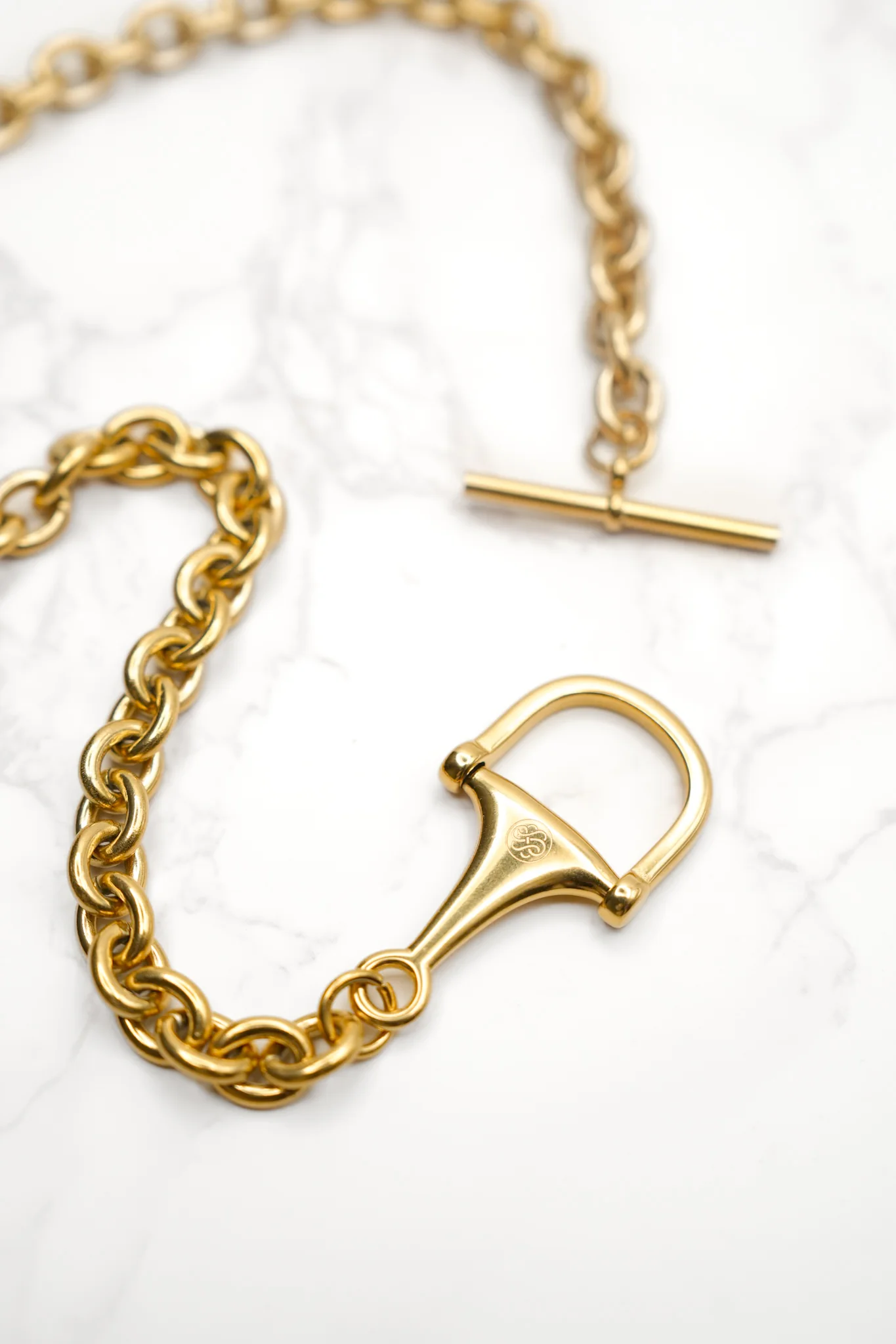 Equestrian Horse Bit Toggle Necklace - Image 2