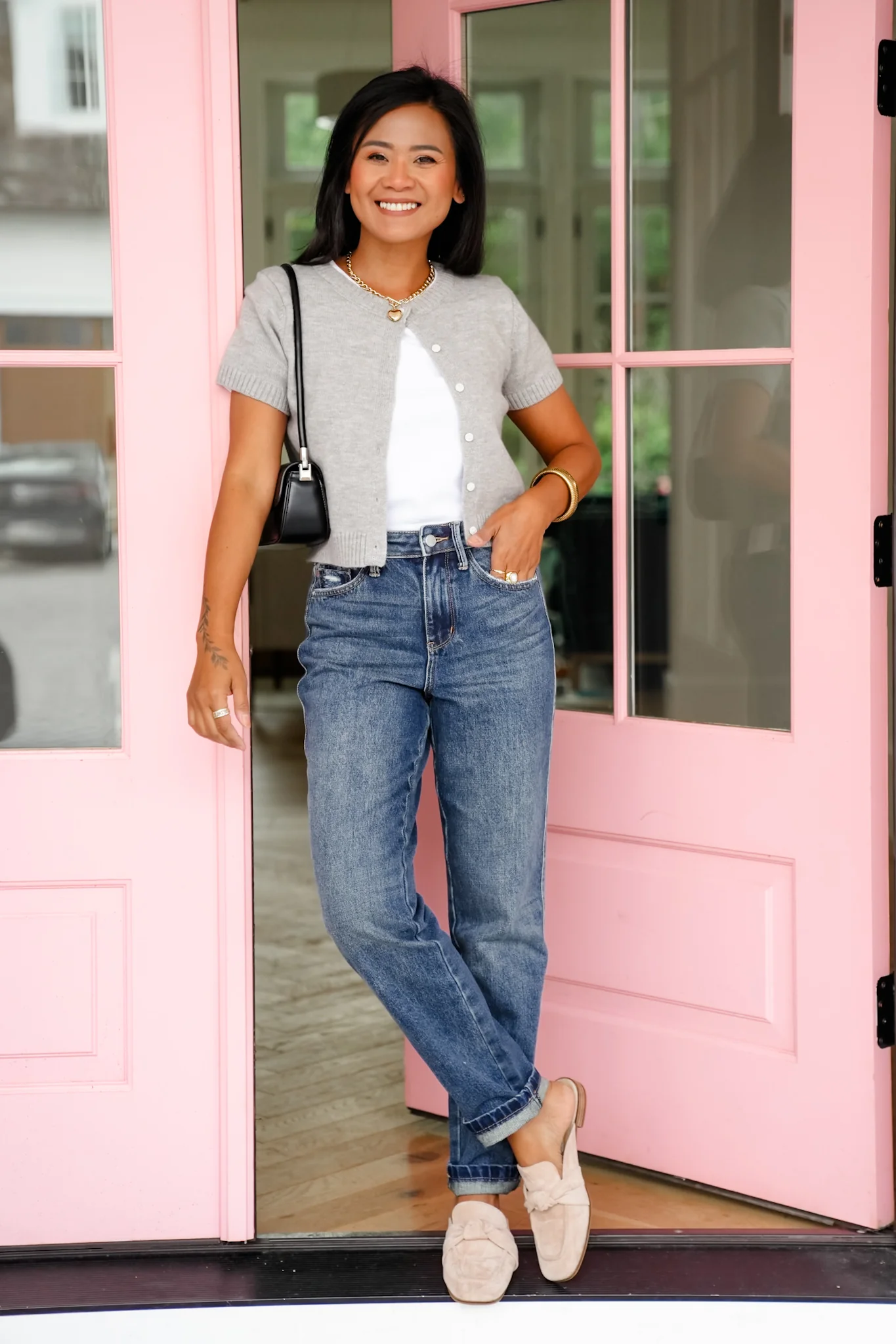 Judy Blue High Rise Dark Wash Rigid Magic Straight Leg Jeans - Image 8