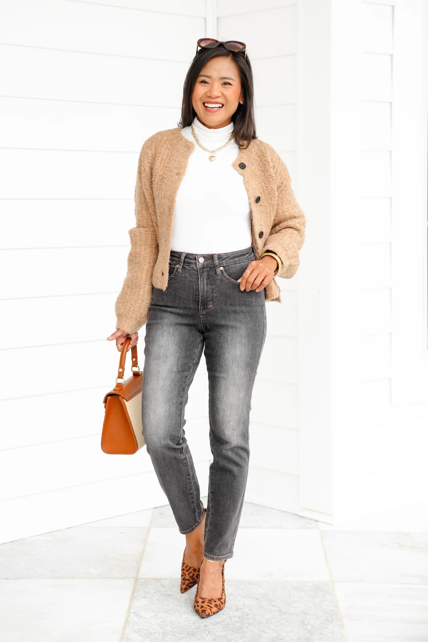 Judy Blue Shades of Black Mid Rise Black Tummy Control Slim Leg Jeans - Image 7