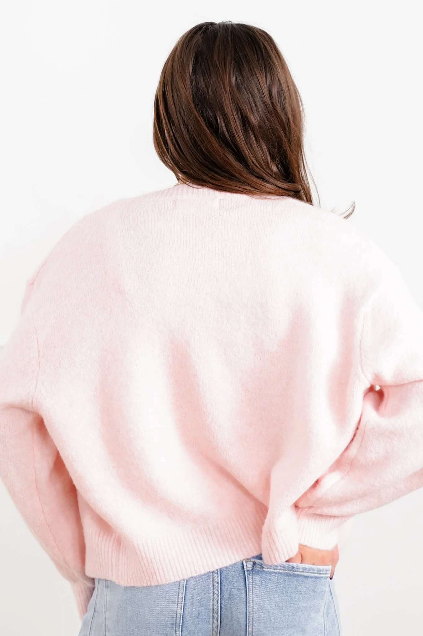 Knit Long Sleeve Button Down Cardigan - Image 5