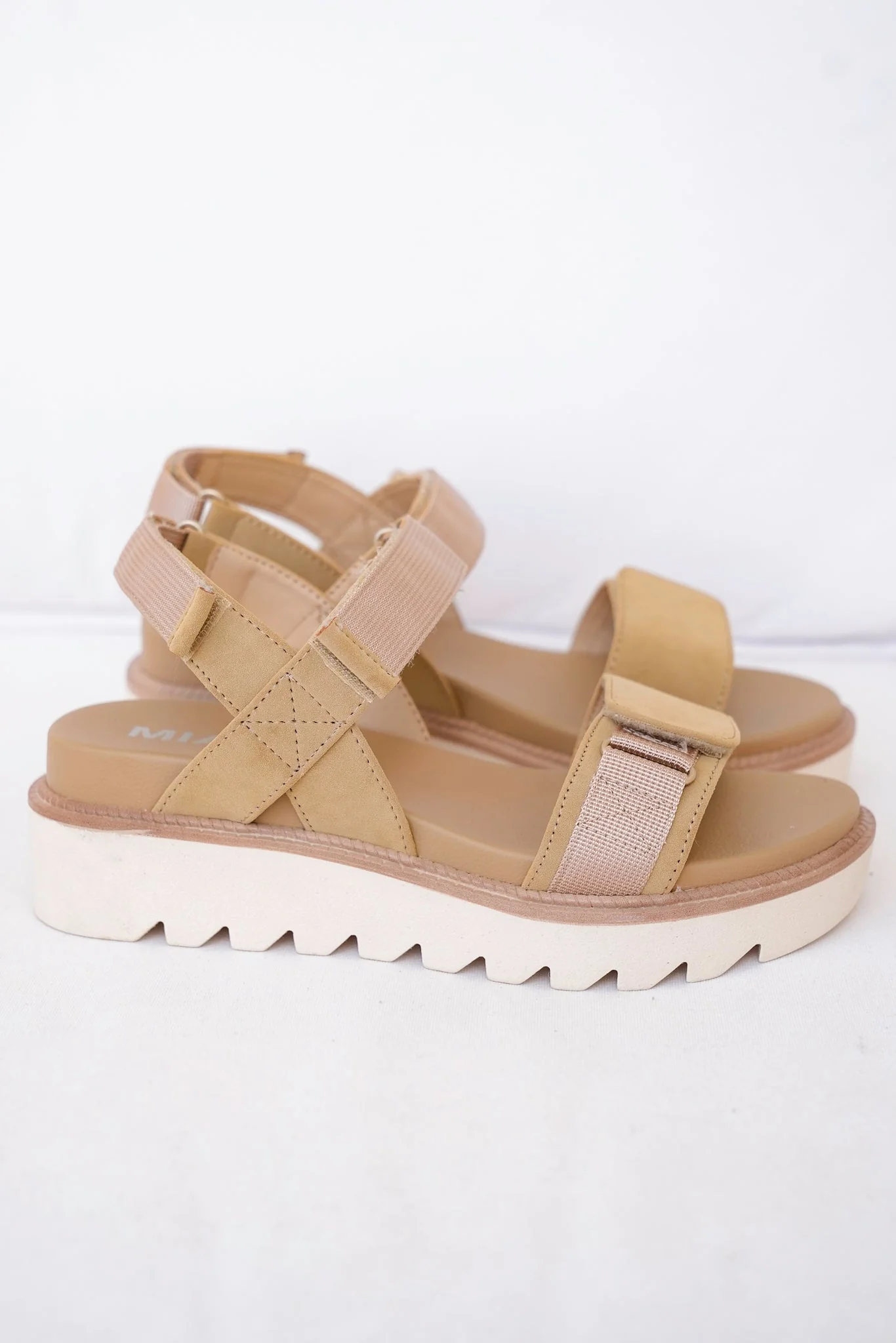 MIA Stylish Platform Sandal with Adjustable Velcro Straps - Image 5
