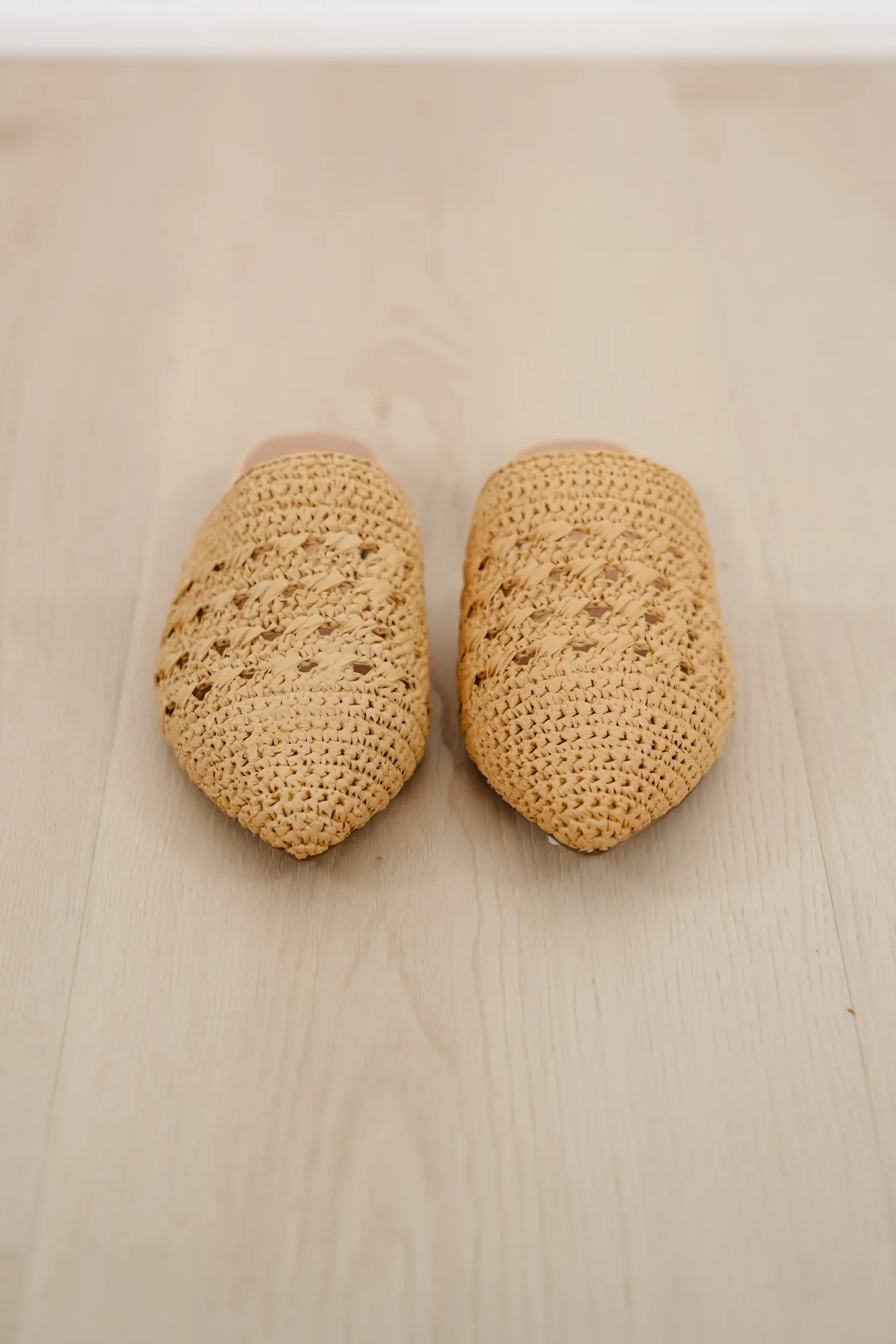 MIA Woven Pointed Toe Mule with Low Block Heel - Image 4