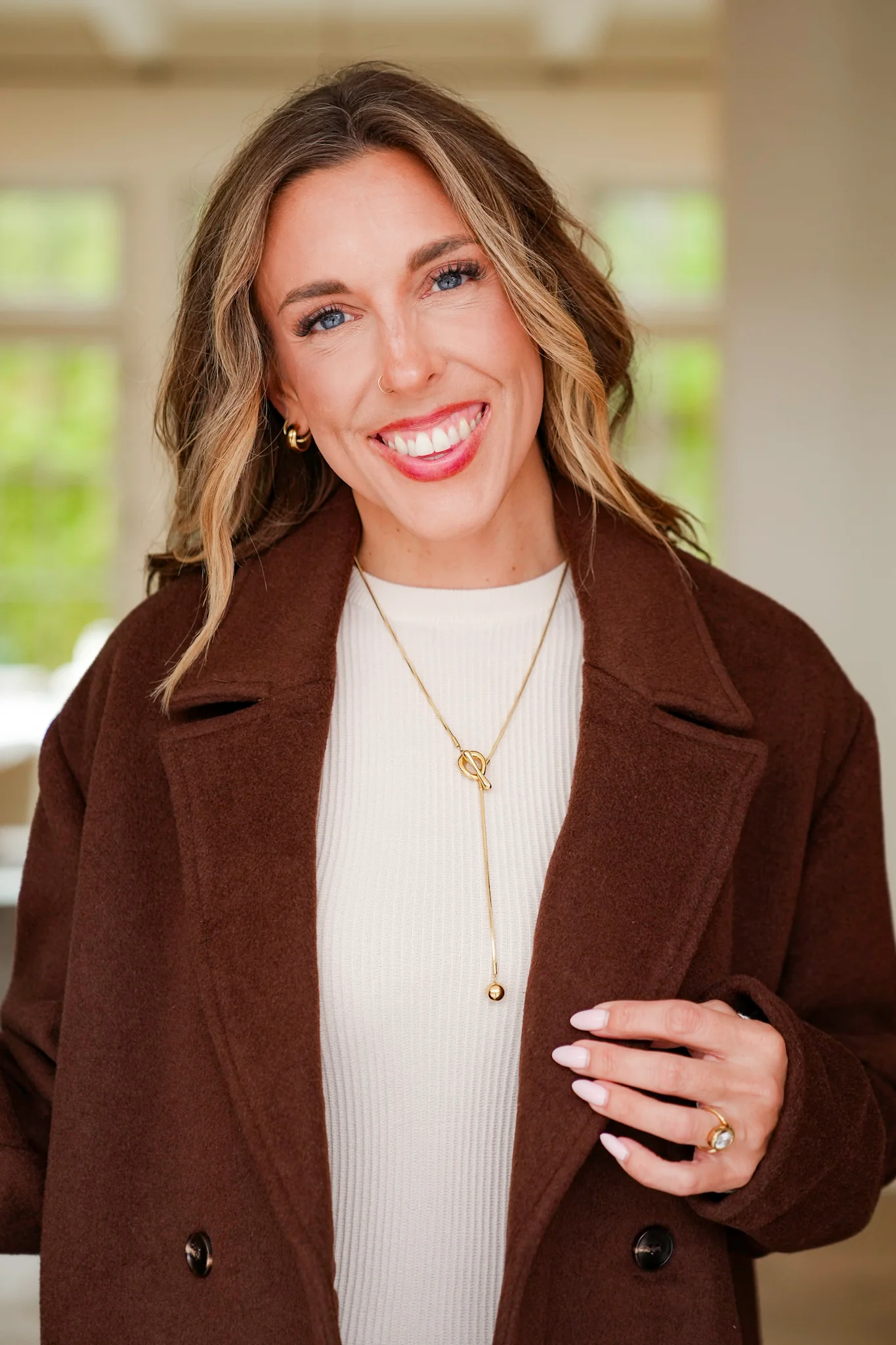 Mila + Stevie Ball Drop Bolo Necklace - Image 3
