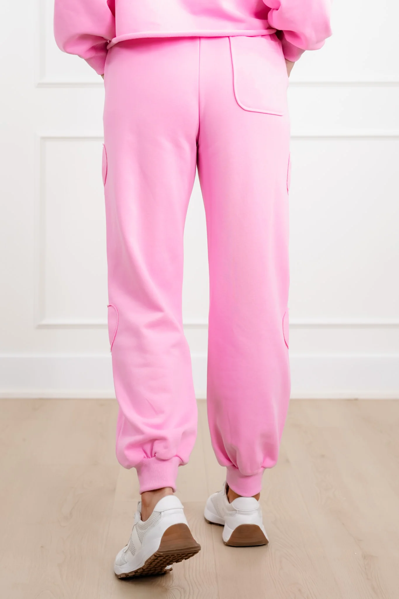 Pink Jogger with Heart Patch - Image 5