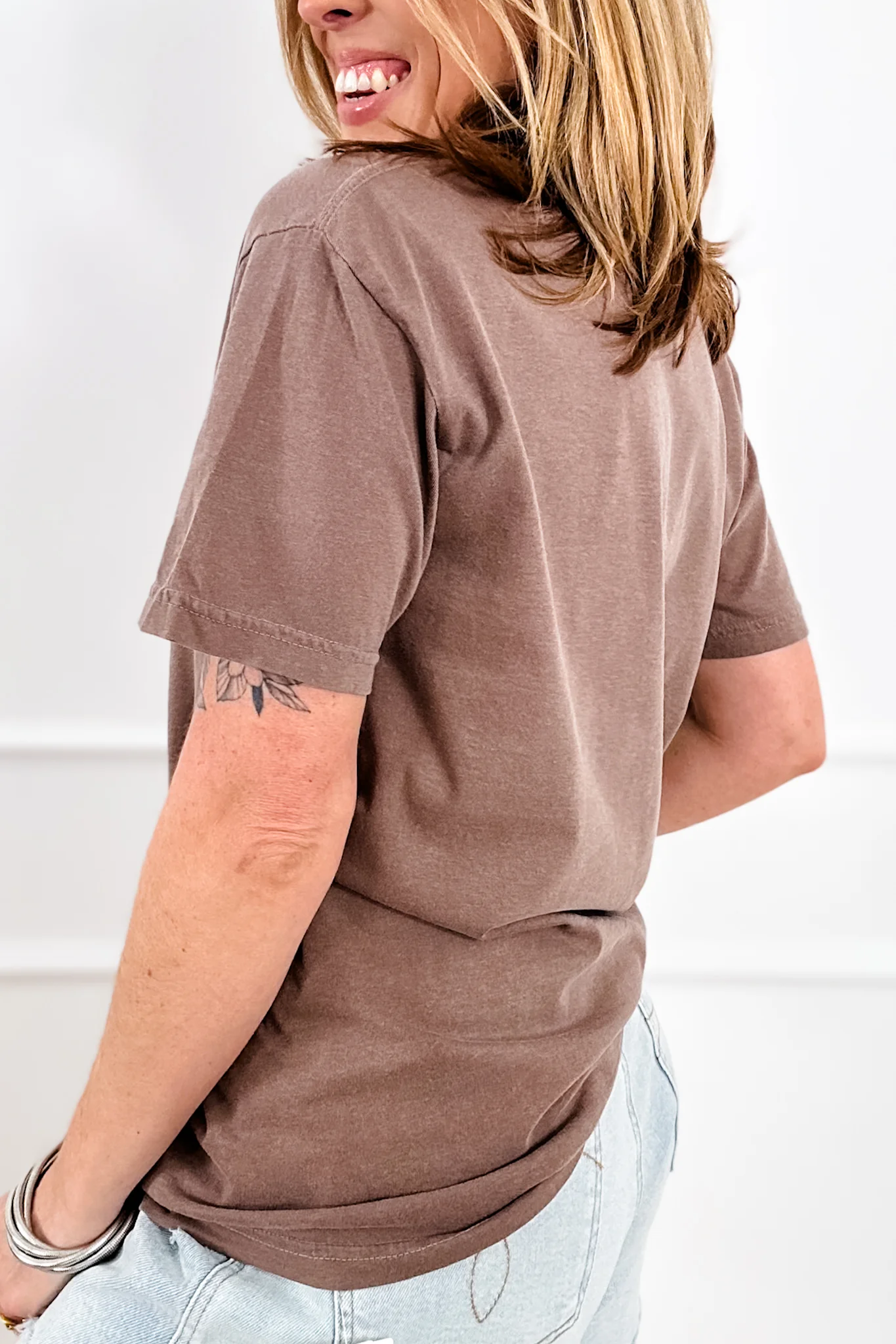 Plus/Reg Short Sleeve "Off To Cause A Kerfuffle" Graphic Tee - Image 6