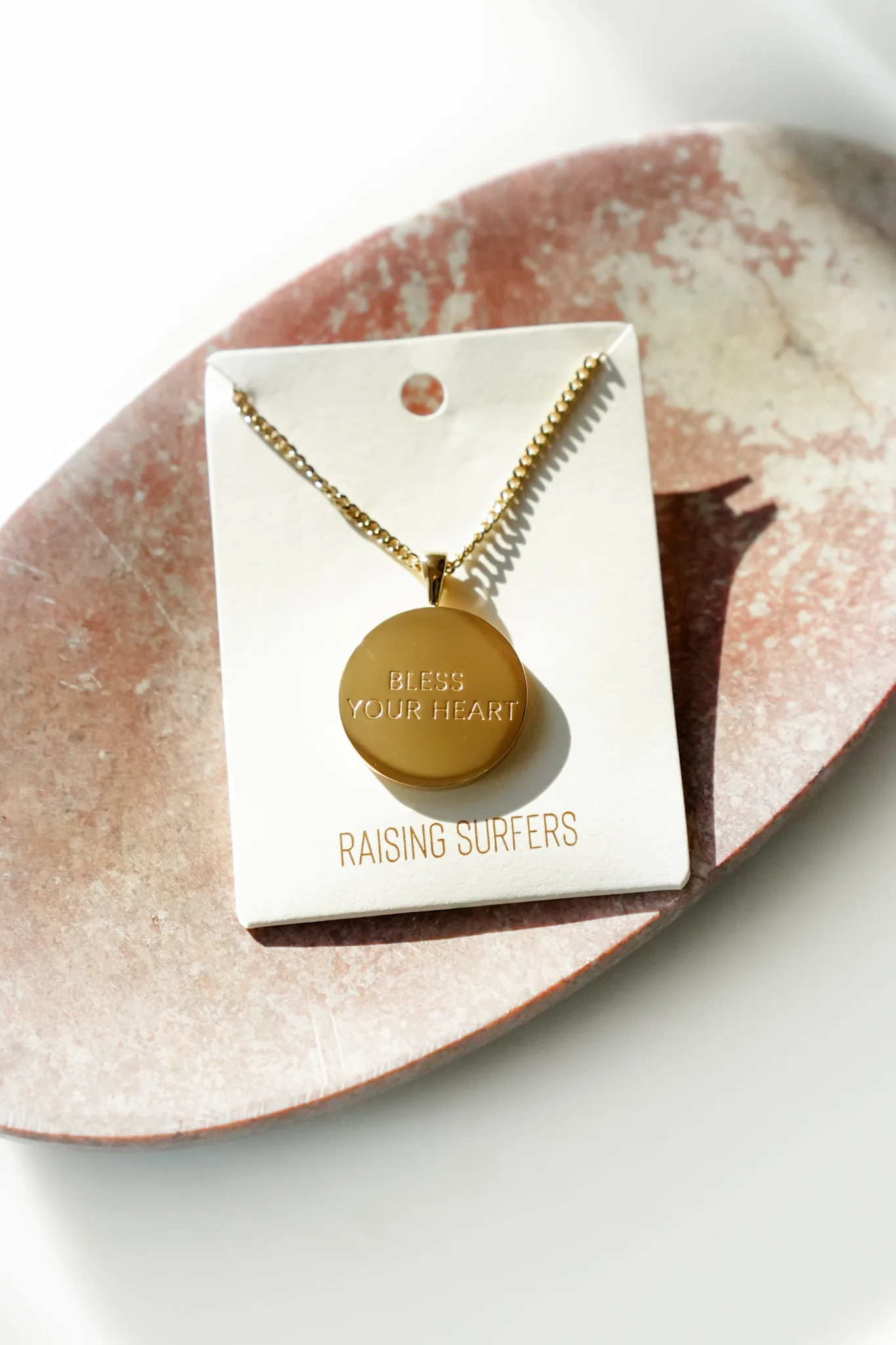Poppy Day Raising Surfers Bless Your Heart Necklace - Image 3