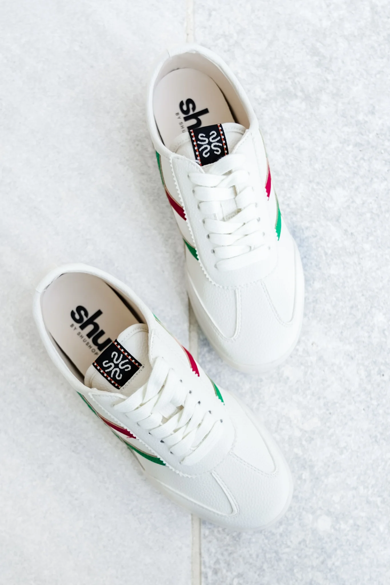 Shu by Shu Shop Retro Inspired Vegan Leather Low Top Sneaker - Image 3