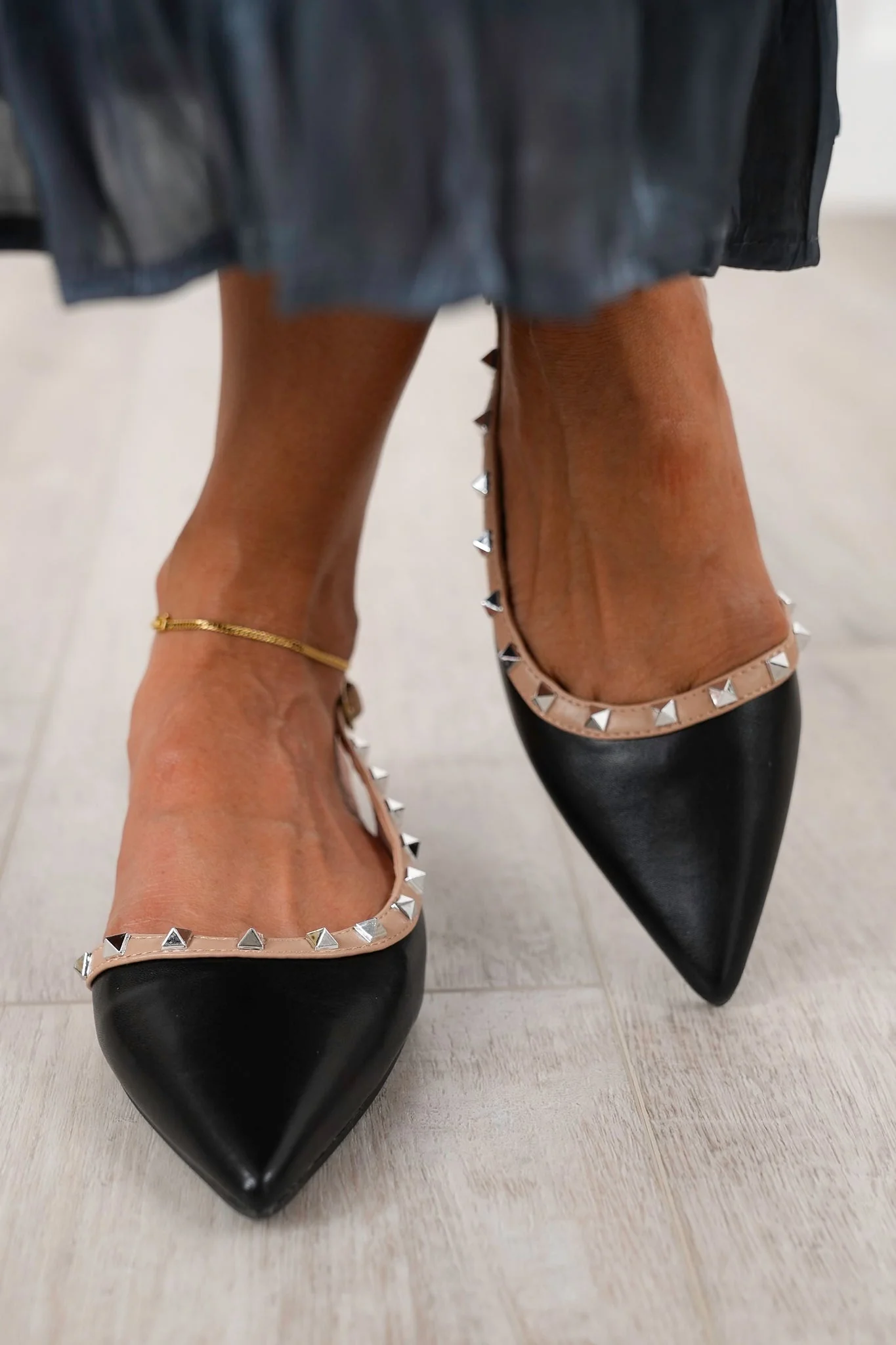 Restock! Studded Slingback Flat with Adjustable Ankle Strap - Image 17