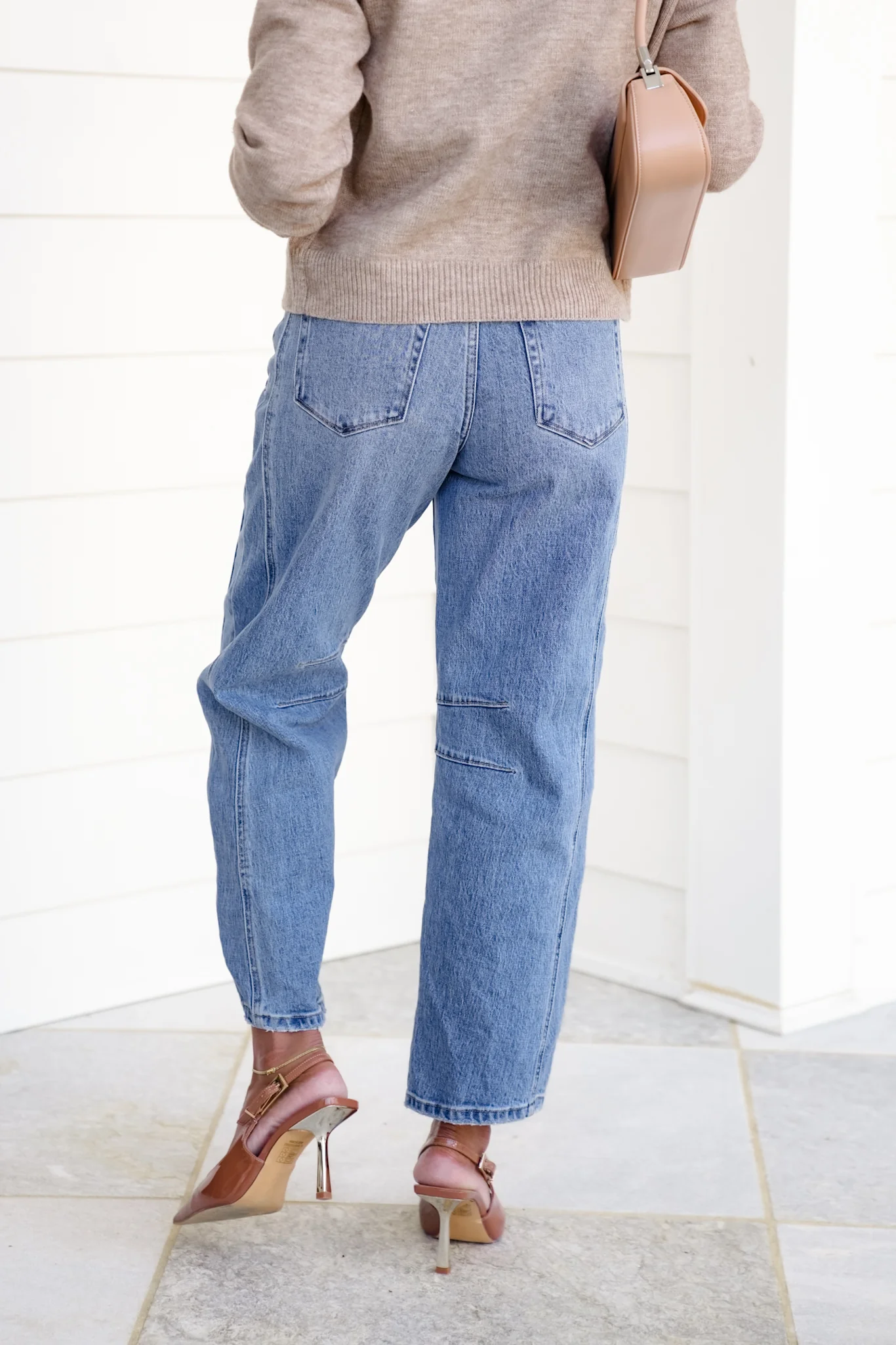 Restock! Vervet The Victoria High Rise Medium Wash Barrel Jeans - Image 5